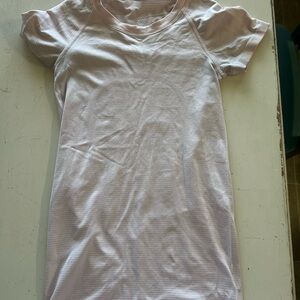 lululemon athletica Light Pink Short Sleeve Athletic Top